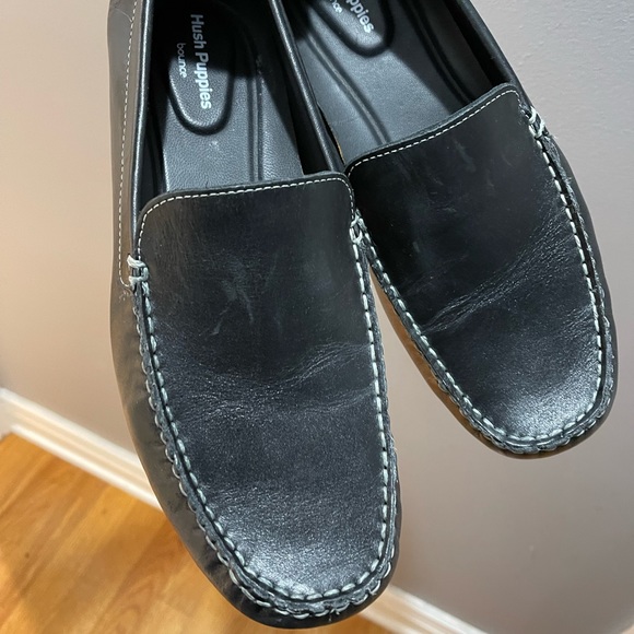 Hush Puppies Bounce Loafers Black Sz 11 - Picture 4 of 12